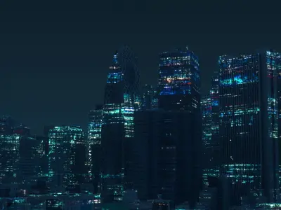  Tokyo City Night HD 