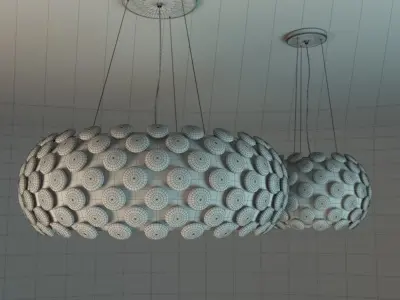 Crystal Ball chandelier by Maishang 3D model