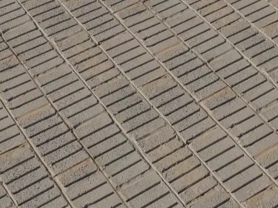 Textured Concrete Tactile Pavers PBR Texture  Texture