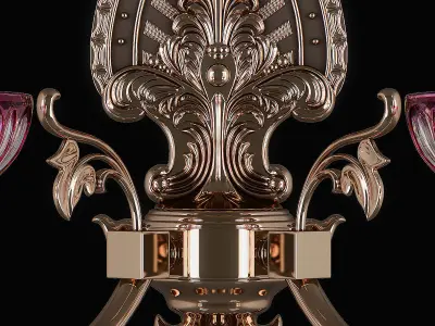 717622 Bogemia Osgona Sconce 3D model