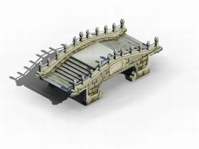 River Yangcheng - Bridge -04 3D model