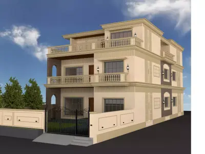CLASSICAL ELEVATION Low-poly 3D model