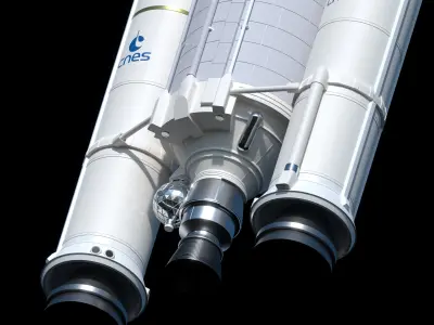Ariane 5 ECA rocket 3D model