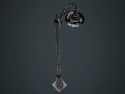 Street Light 4A Low-poly 3D model