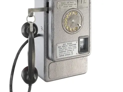 Payphone AMT-47 v2 3D model