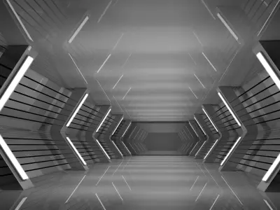 Sci Fi Interior 3D model