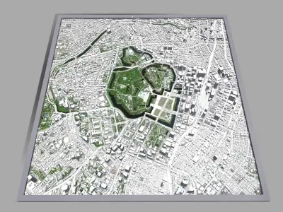 Cityscape Tokyo Japan 3D model
