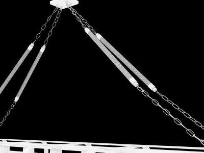 Ceiling Hanging Lamp High Poly 3D model