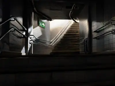 Subway Passage Project 3D model