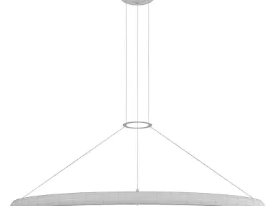 Round LED Pendant 3D model