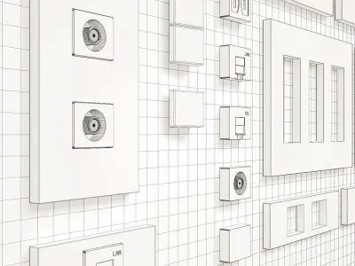 Switch and Outlet Collection 3D model