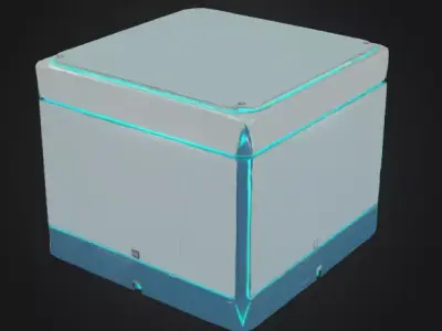 Scifi Box 3D model