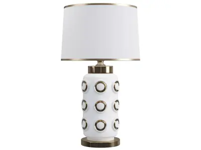 Contemporary Dots Ceramic Table Lamp 3D model