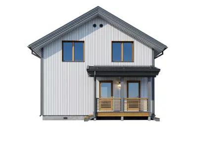 Alpine House Forest 3D model