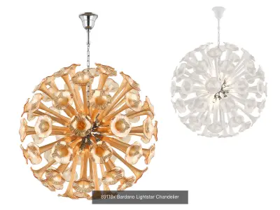 891 Bardano Lightstar Collection of Lamps 3D Model Pack
