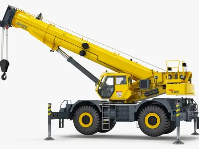  Manitowoc GRT8100 Rough Terrain Crane 