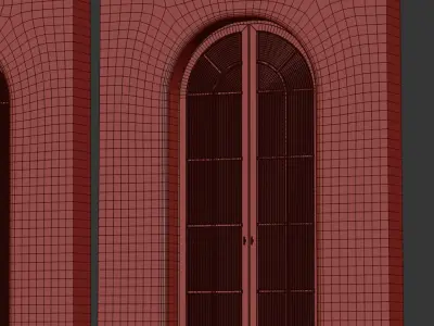 Art Deco door 10 3D model