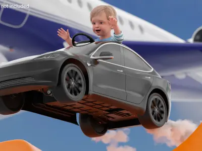  Mini Electric Sports Car for Kids Black 