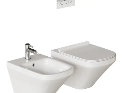 Duravit DuraStyle WC Full Set 3D model