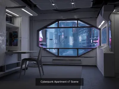 Cyberpunk Style Collection 2 3D Model Pack