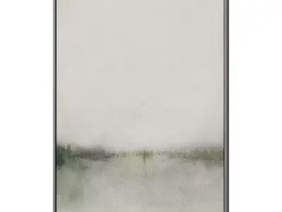 Set of 3 Abstract Paintings in Frames 3D model 88