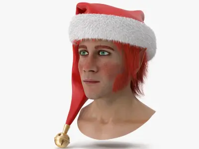  Christmas Elf Head 