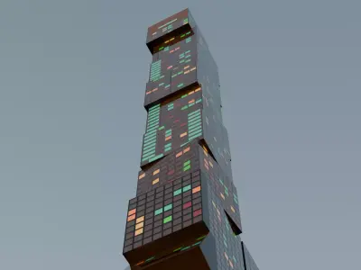 Waldorf Astoria Miami - 3D Model 3D model