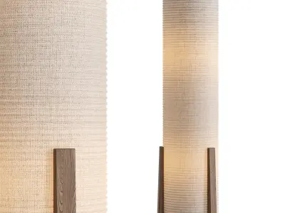 Nordic Japanese Floor Lamp by AFRALIA 3D model