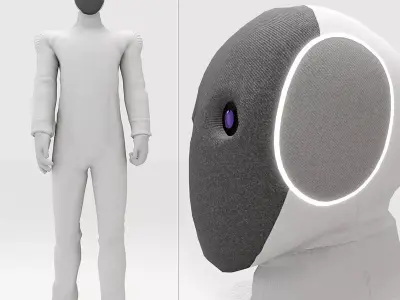 NEO Robot Low-poly 3D model