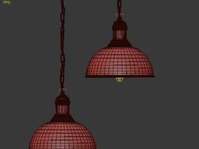 Hanging lamp Romatti Muran 3D model