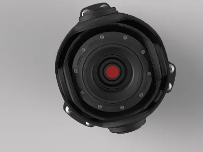 Robot Cyborg Eye 3d model 3D model