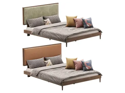 Zinus-Raymond-38-Wood-Platform-Bed 3D model