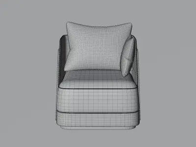 Bentley Armchair 3D model