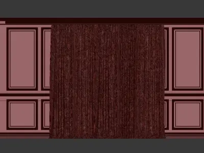 Curtain Set 222 3D model