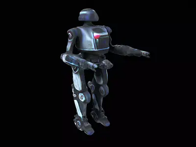 Abstract Robot 3D model
