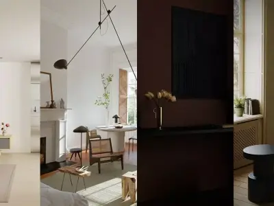 Blender Interior Bundle - 6 High Quality Interior Scene 3D model