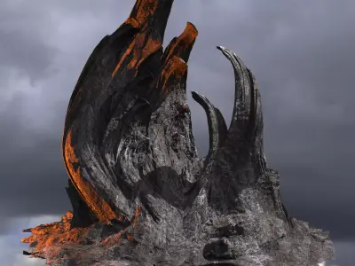 Dragon Egg Mountain   3D model