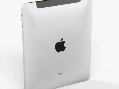 Apple iPad 16Gb tablet Low-poly 3D model