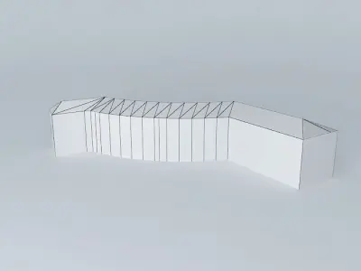 Building the door of Paris Free 3D model