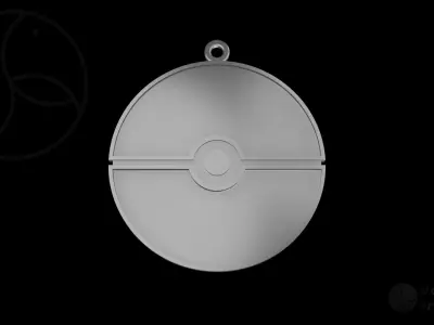 Pokemon Pokeball Christmas Decoration 3D print model