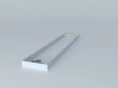 Parking or parking Free 3D model