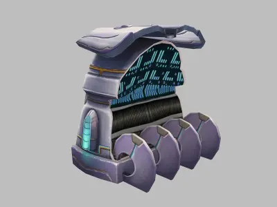 Future - vending machine 02 3D model