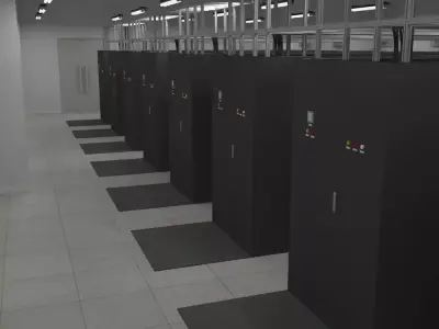Internet Data Center Room 3D model