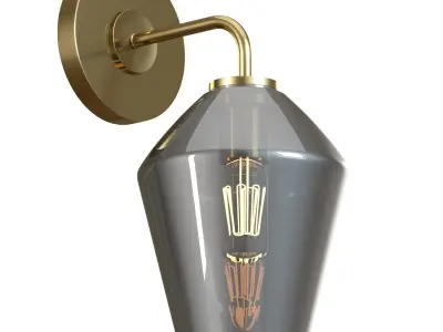 Crate and Barrel - Arren Angled Wall Light 3D model