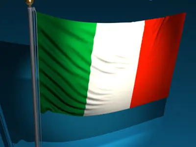 Flag Italy 3D model