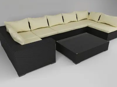 Exterior Sofa 3D model