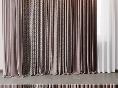 Hadi Curtains 39 3D model