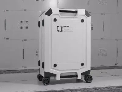 Sci-Fi Suitcase 3D model