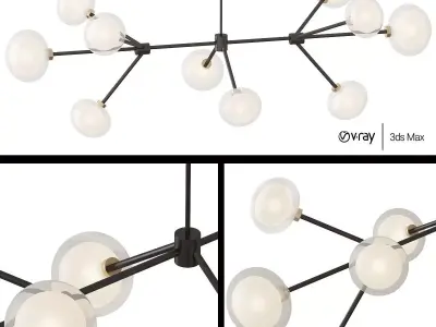 Tooy Nabila chandelier 3D model