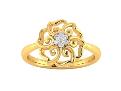  Women Ring Render 3dm STL MTL SLC JCD OBJ FBX Details 3D print model 15